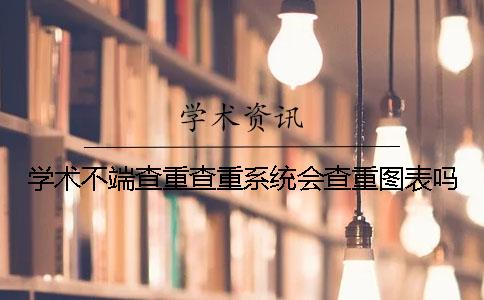 学术不端查重查重系统会查重图表吗？