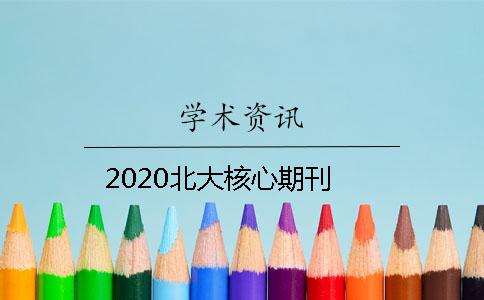 2020北大核心期刊